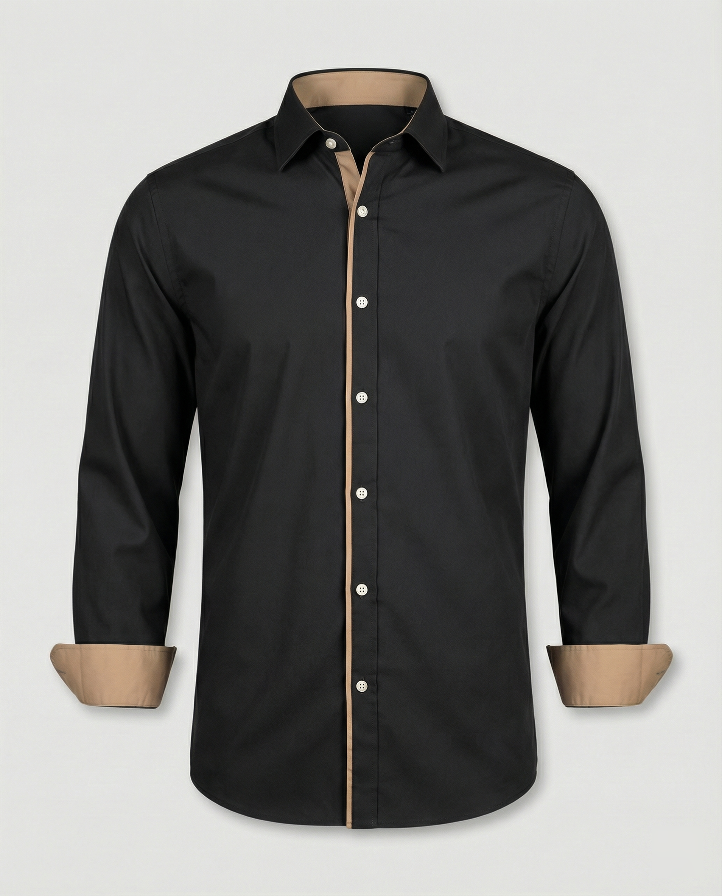 Camicia Uomo Classica Manica Lunga Autunnale