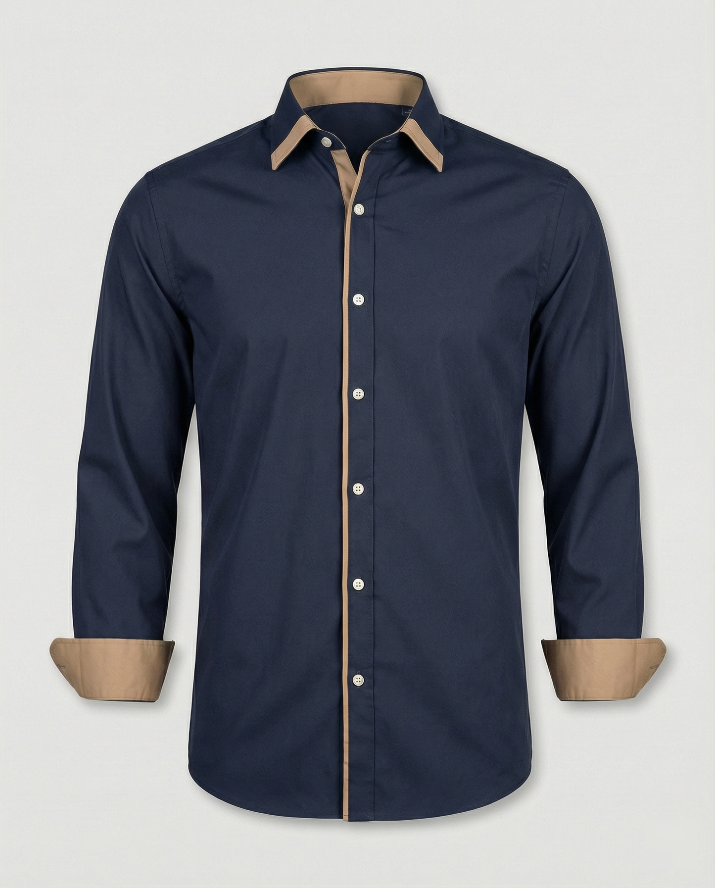 Camicia Uomo Classica Manica Lunga Autunnale