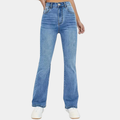 Jeans Donna Taglio Flare Vita Alta