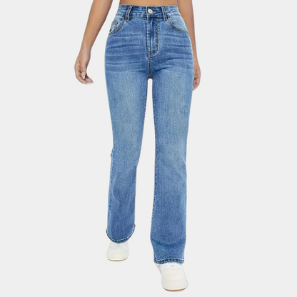 Jeans Donna Taglio Flare Vita Alta