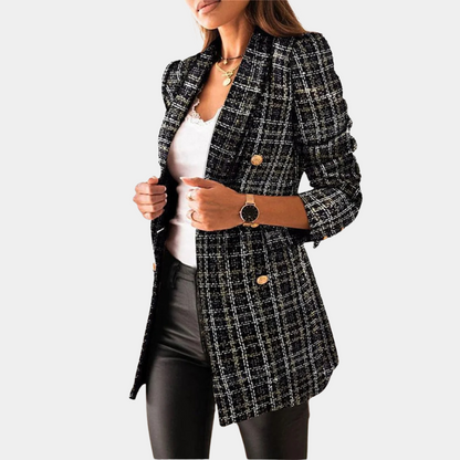 Blazer Donna Elegante Vestibilità Classica Stagionale