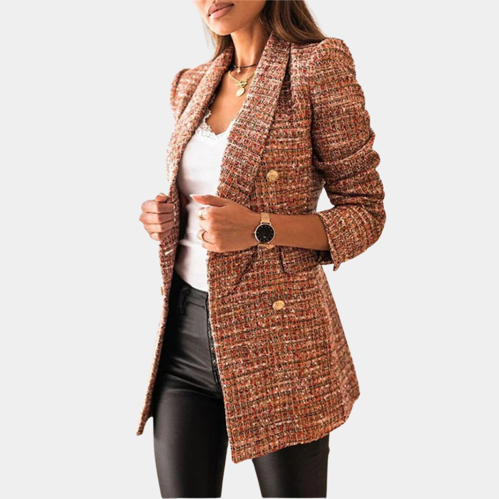 Blazer Donna Elegante Vestibilità Classica Stagionale