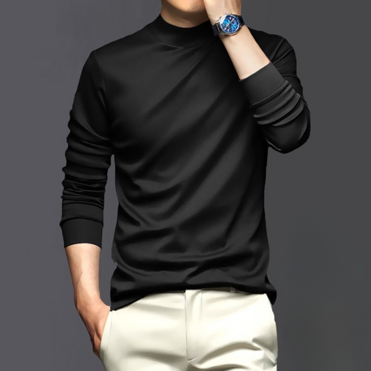 Camicia Uomo Collo Alto Manica Lunga Casual - Brentozzi