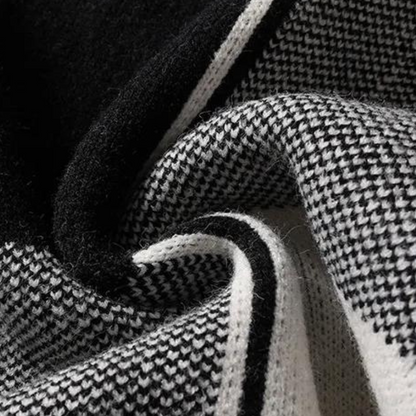 Maglione Uomo Maglia Spessa Motivo Geometrico Morbido