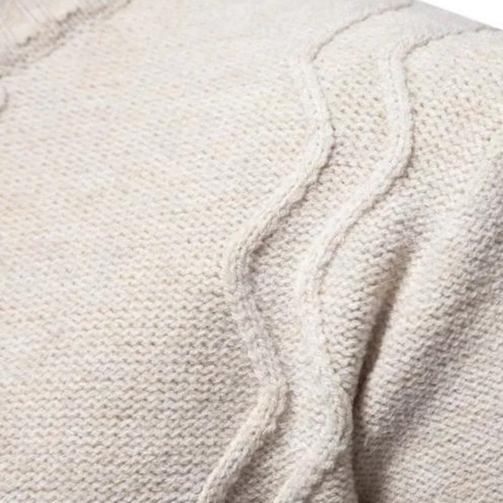 Maglione Uomo Casual Girocollo Maglia Slim Fit Autunno Inverno