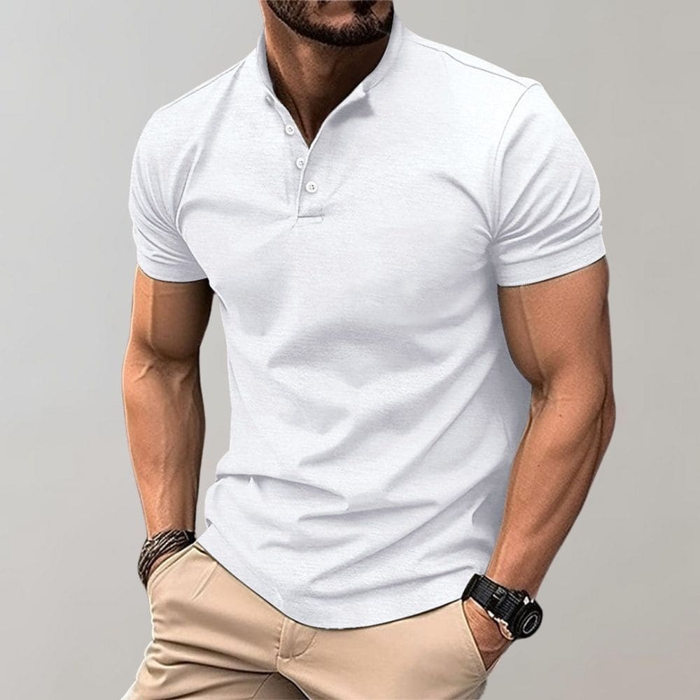Polo Uomo Colletto Classico con Bottoni