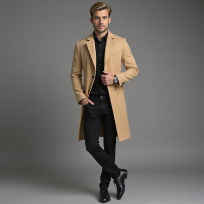 Cappotto Uomo Invernale Classico Slim Fit