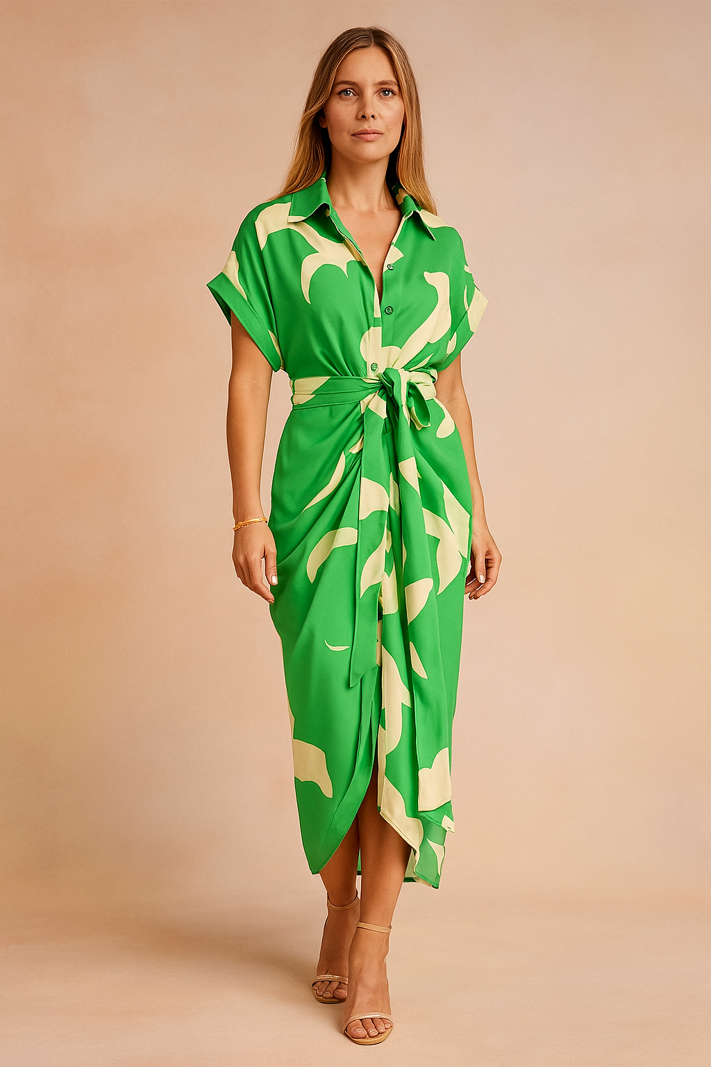 Abito lungo Donna Estivo Chic con Fiocco - Vesarelli