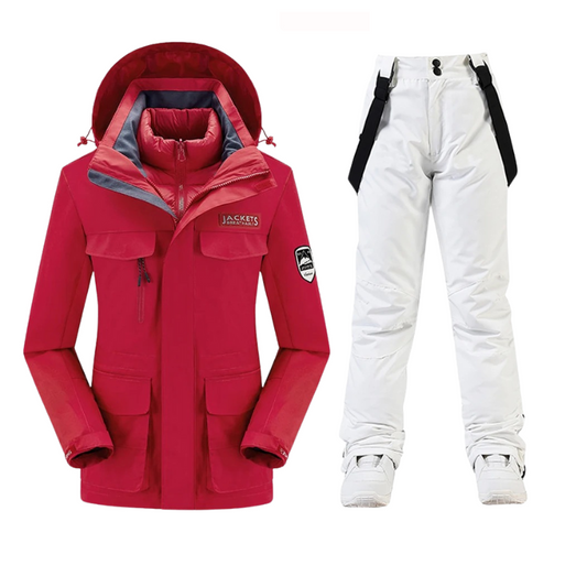 Completo Sci Donna Giacca e Pantaloni Impermeabili - Brentozzi