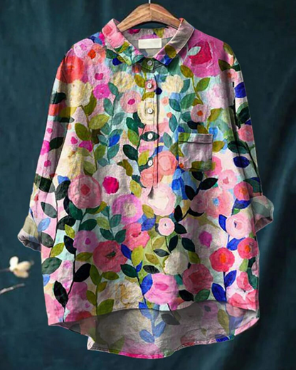 Camicetta Donna in Tessuto Leggero Stile Chic Comfort Quotidiano - Vesarelli
