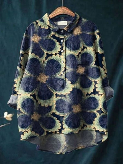 Camicetta Elegante Floreale Donna - Camicie Donna Versatili per Ogni Occasione, Stile Chic e Comfort Quotidiano 6