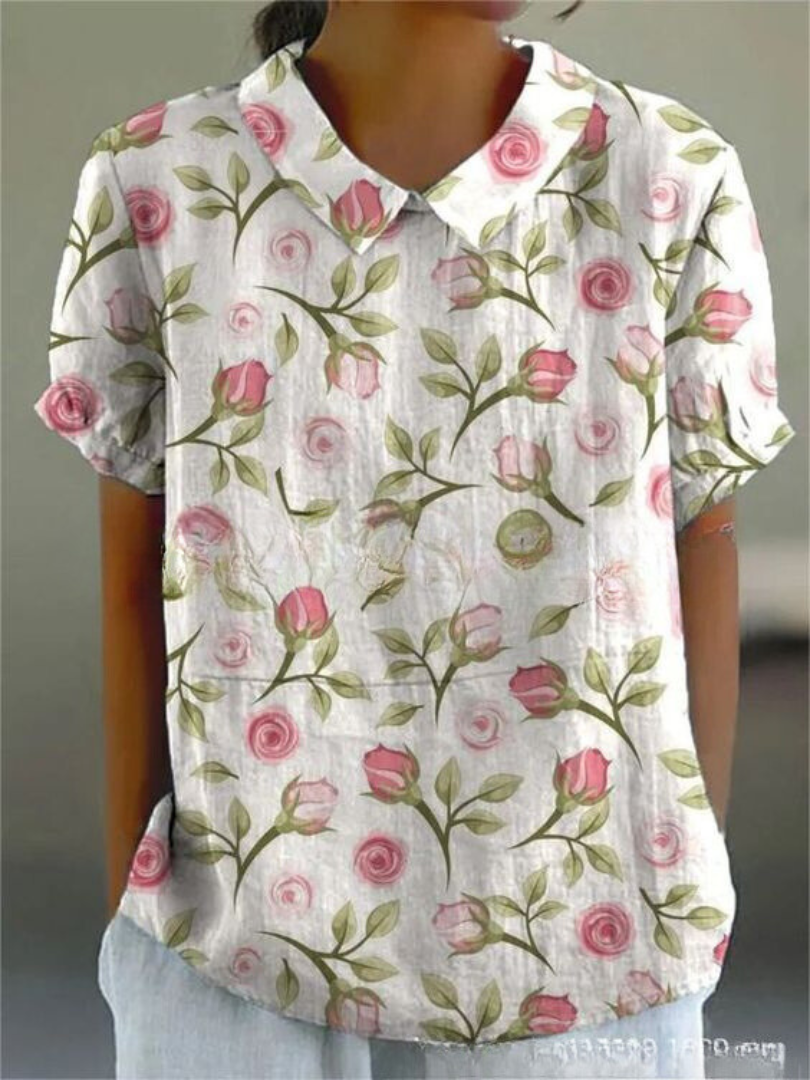Camicia Donna Floreale Elegante e Casual per Estate | Camicette Femminili Versatili 4