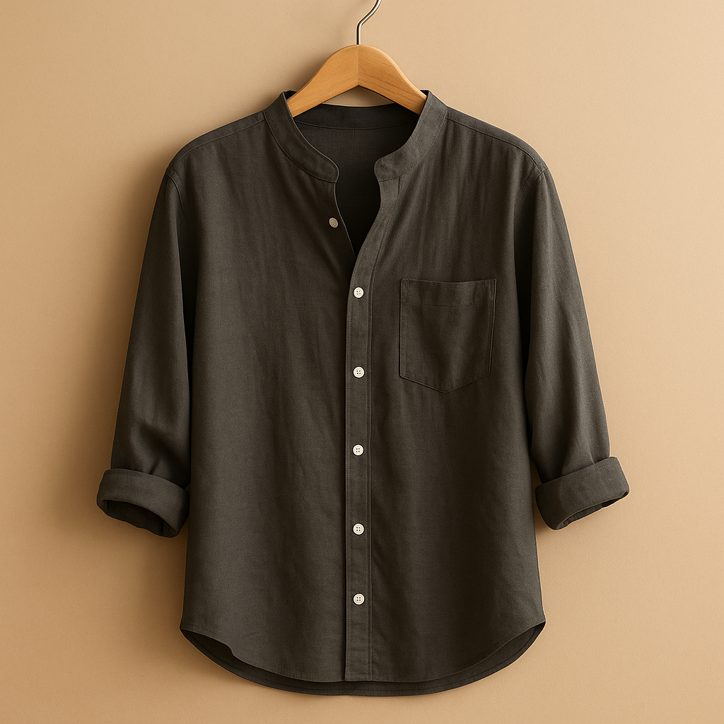 Camicia leggera con colletto classico da donna | Yara 4