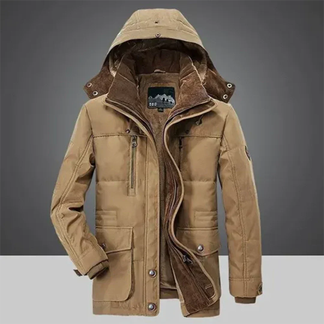 Giacca Invernale Uomo con Cappuccio e Imbottitura Isolante - Brentozzi