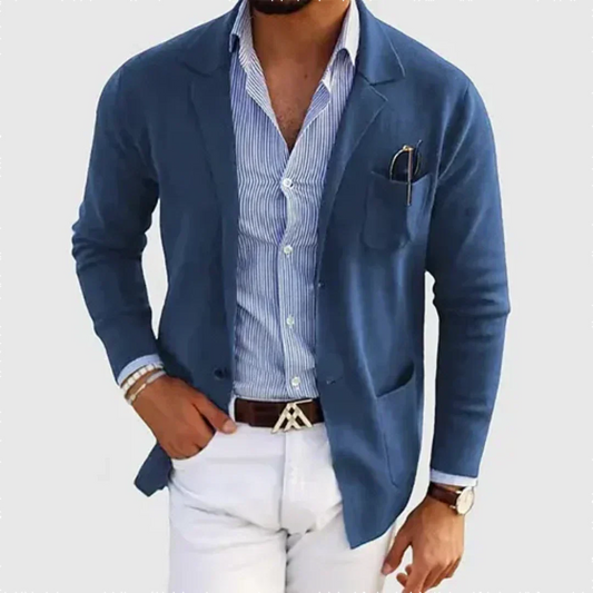 Blazer Uomo con Tasche Applicate Regular Fit - Brentozzi