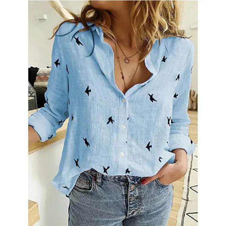 Camicetta Donna in Cotone Leggero Abbottonata - Vesarelli