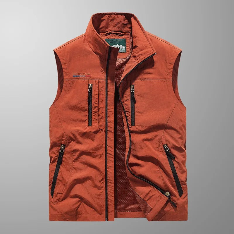 Gilet Uomo Cargo Traspirante Multitasche - Vesarelli