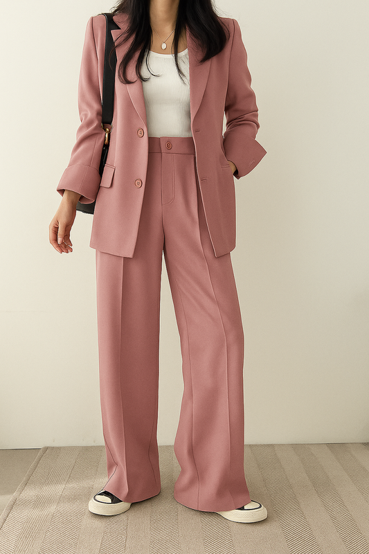 Completo Donna Blazer e Pantaloni Coordinati Elegante - Brentozzi