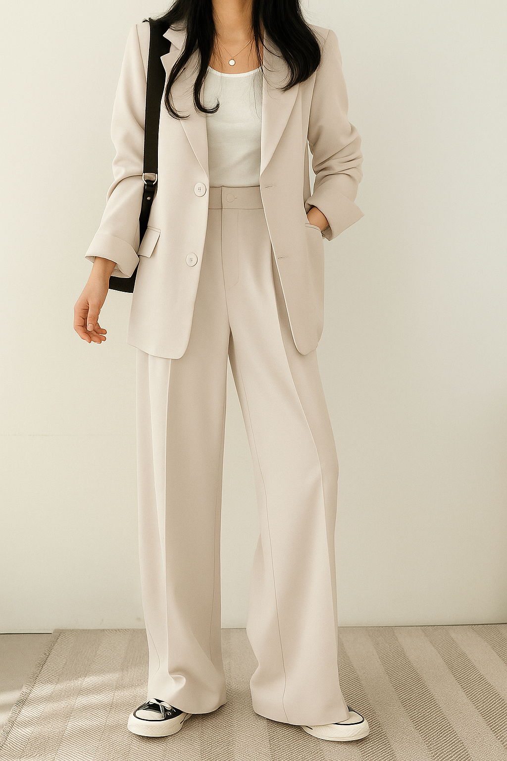 Completo Donna Blazer e Pantaloni Coordinati Elegante