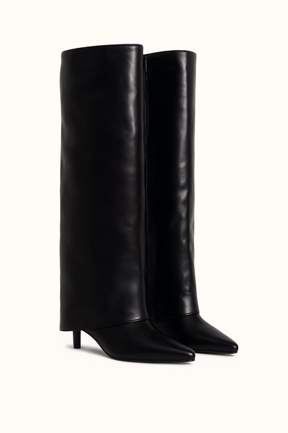 Stivali Donna Tacco Elegante Classico