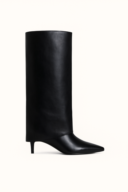 Stivali Donna Tacco Elegante Classico