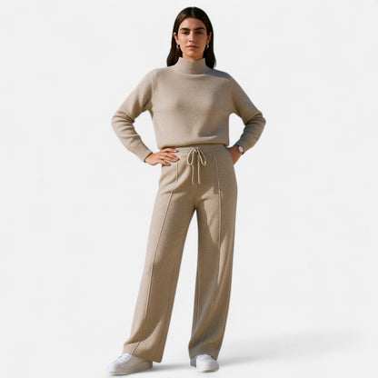 Pantaloni Donna in Tessuto Morbido Vestibilità Comoda
