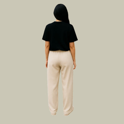 Pantaloni Donna in Maglia Vestibilità Comoda