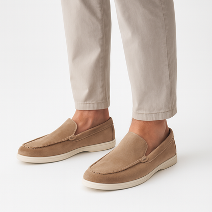 Scarpe Uomo Basse Pelle con Tomaia Aperta