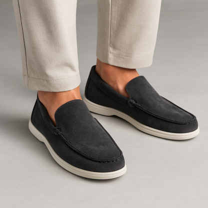 Scarpe Uomo Basse Pelle con Tomaia Aperta