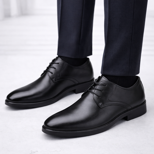 Scarpe Stringate Uomo Forma Chiusa Punta Definita - Brentozzi