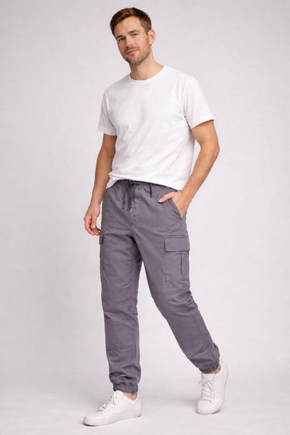 Pantaloni Cargo Uomo Estivi con Tasche Multiple