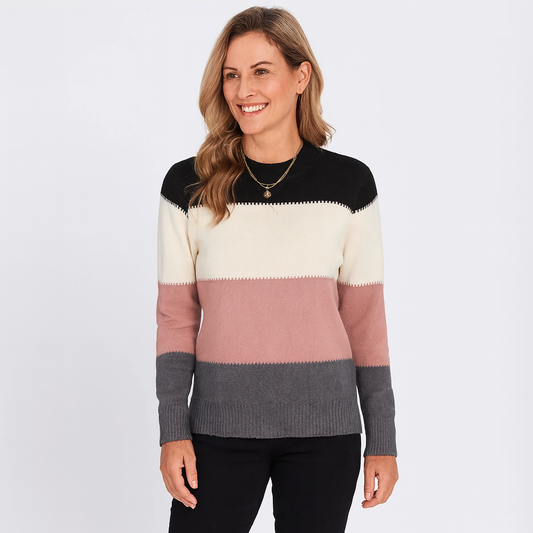 Maglione Donna Invernale in Maglia Caldo Collo Alto - Brentozzi