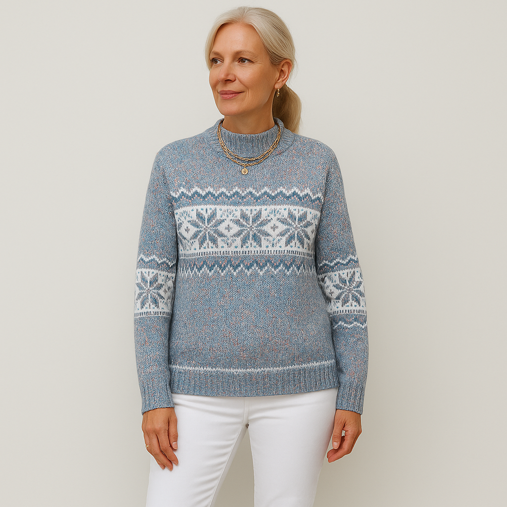 Maglione Invernale Donna Caldo Manica Lunga Comodo - Brentozzi