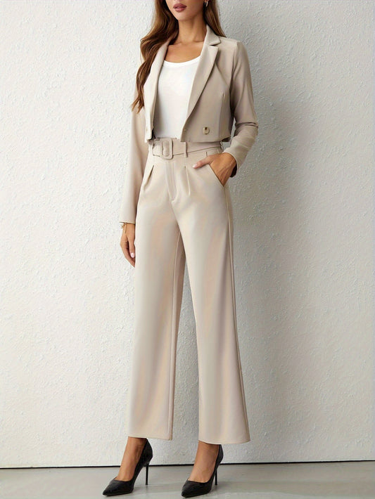 Completo Donna con Blazer e Pantaloni Larghi - Brentozzi