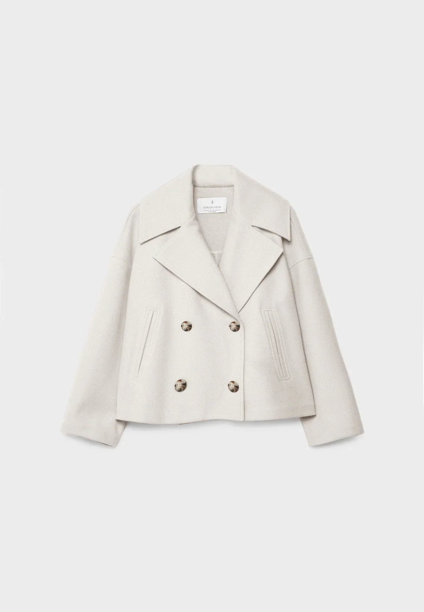 Cappotto Corto Donna Doppio Petto Stile Elegante - Brentozzi