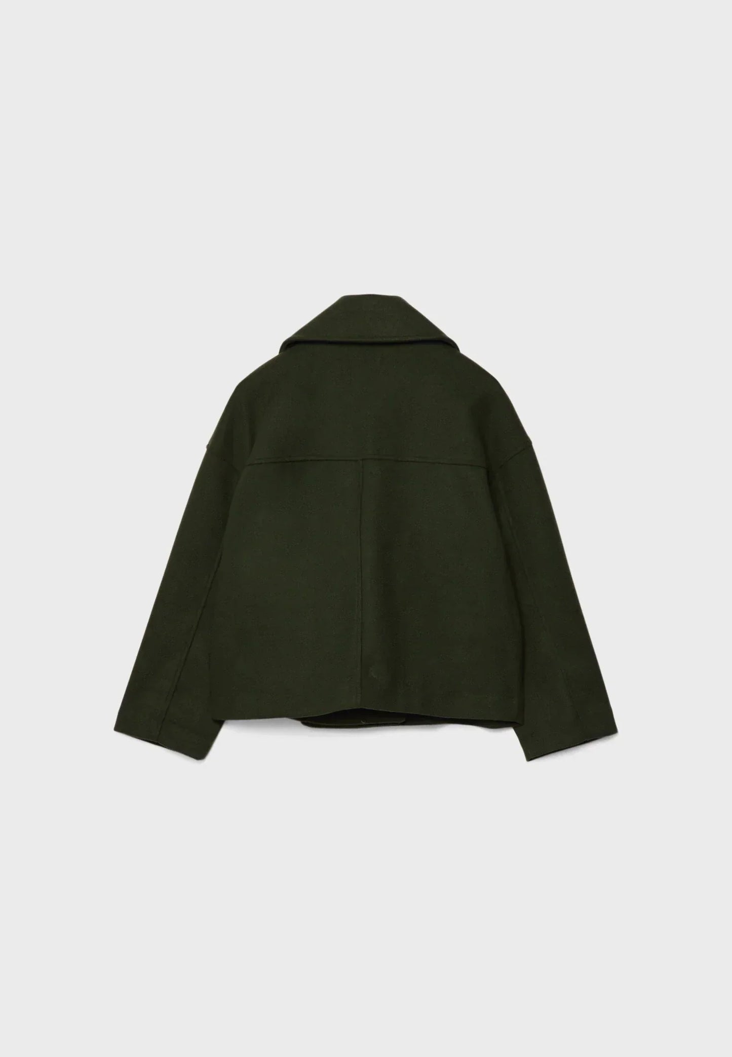Cappotto Corto Donna Doppio Petto Stile Elegante