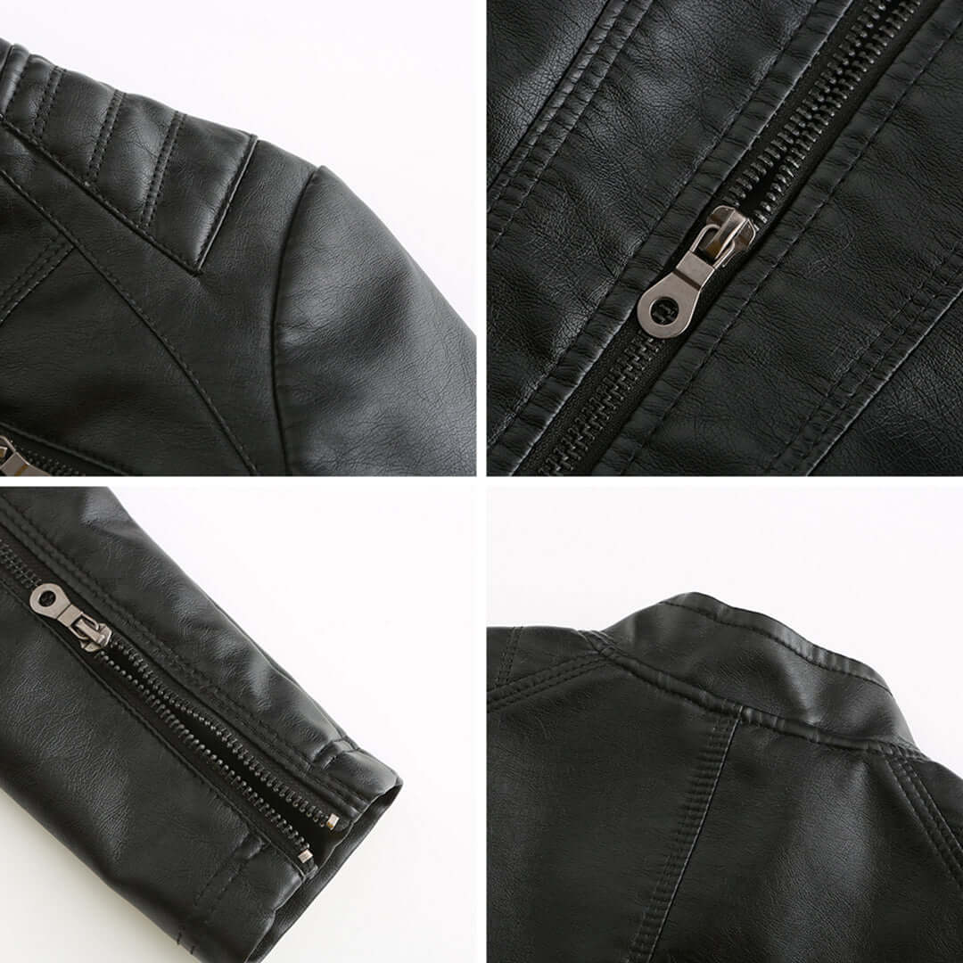 Giacca Donna in Pelle Stile Elegante Classico