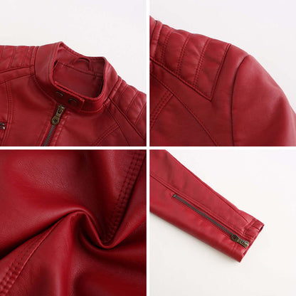Giacca Donna in Pelle Stile Elegante Classico