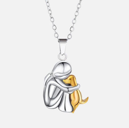 Collana Donna con Ciondolo Cane Design Elegante - Vesarelli