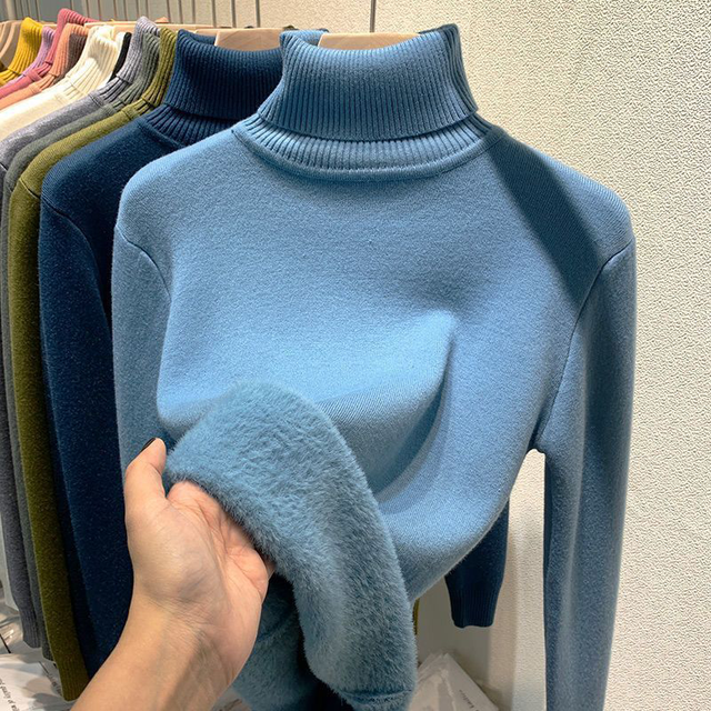 Maglione Donna Oversize in Cashmere Morbido Collo Alto Invernale