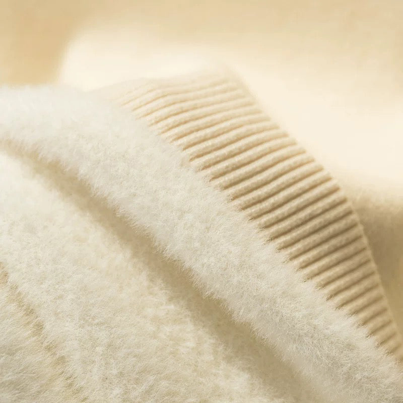 Maglione Donna Oversize in Cashmere Morbido Collo Alto Invernale