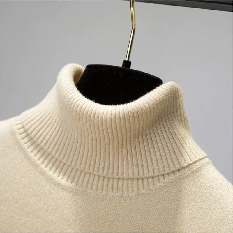 Maglione Donna Oversize in Cashmere Morbido Collo Alto Invernale