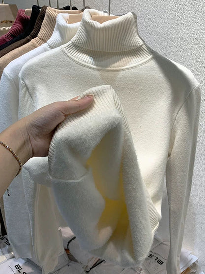 Maglione Donna Oversize in Cashmere Morbido Collo Alto Invernale