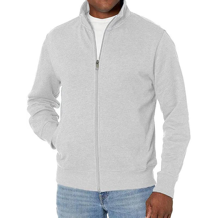 Giacca Uomo con Zip Taglio Slim e Collo Alto