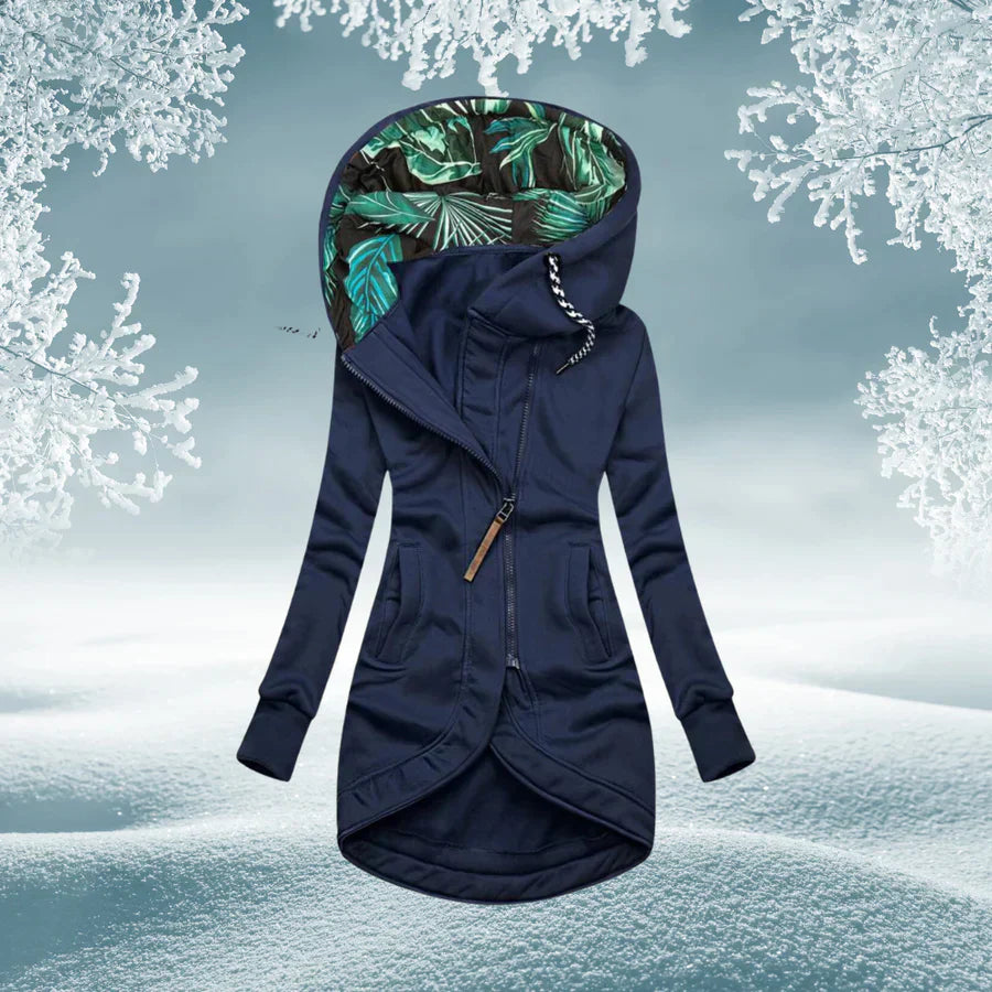Parka Donna Impermeabile con Cappuccio Caldo Invernale
