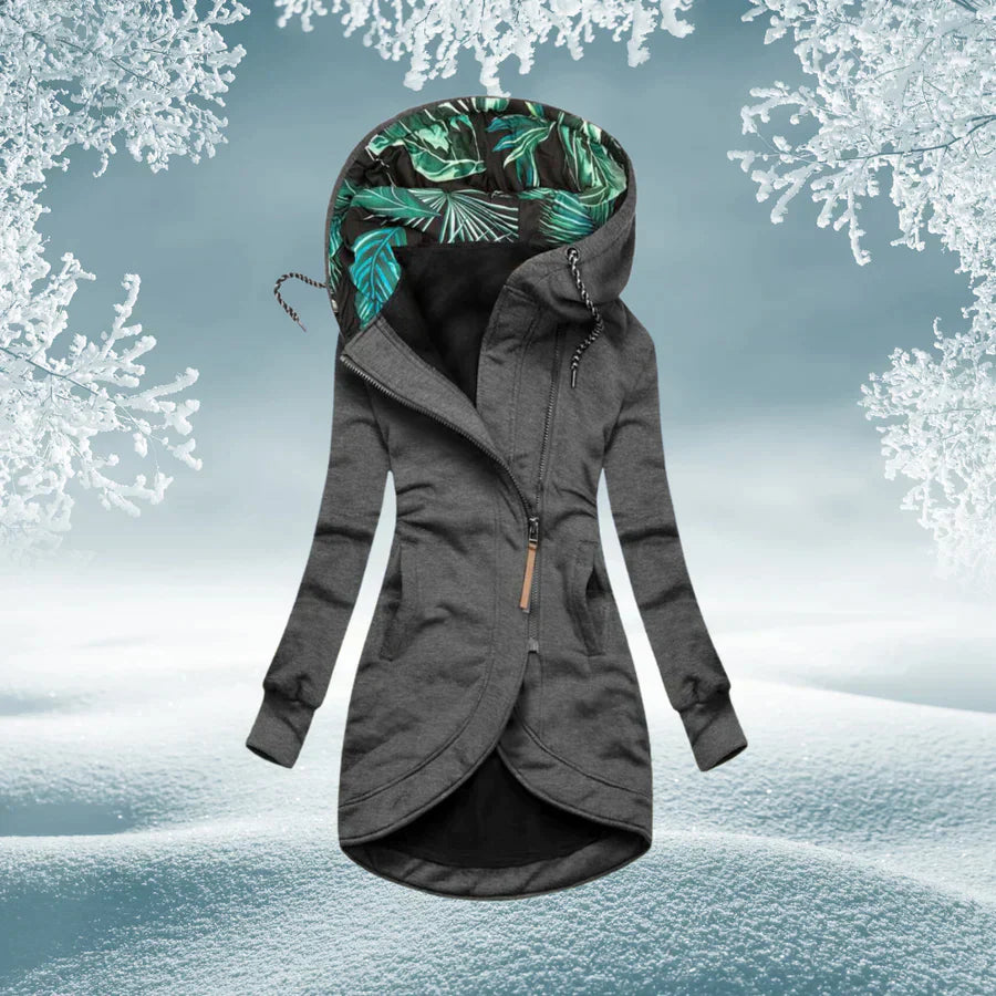 Parka Donna Impermeabile con Cappuccio Caldo Invernale