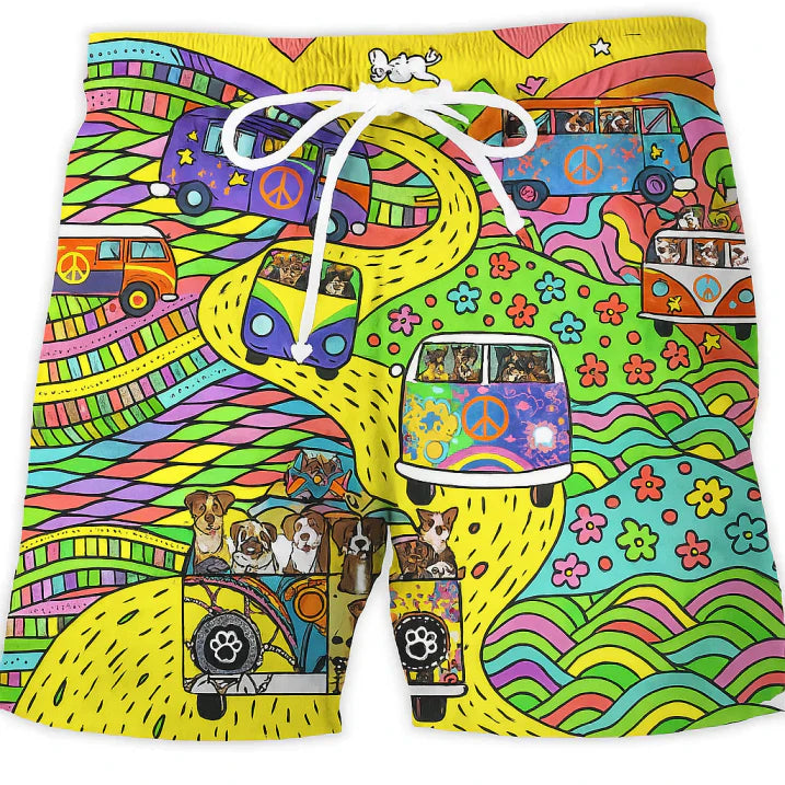 Costume da Bagno Uomo con Coulisse Asciugatura Rapida