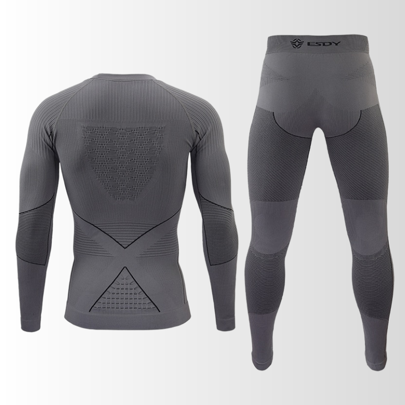 Set Intimo Tecnico Uomo Traspirante Vestibilità Ergonomica