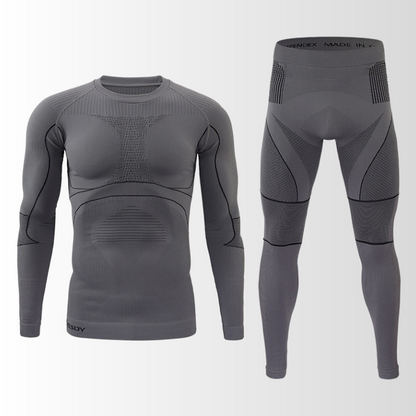Set Intimo Tecnico Uomo Traspirante Vestibilità Ergonomica