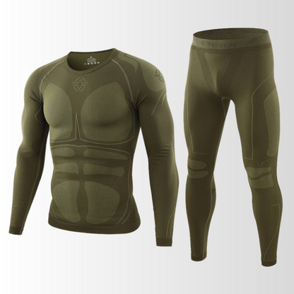 Set Intimo Termico Uomo Traspirante Senza Cuciture